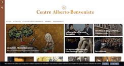 Desktop Screenshot of centrealbertobenveniste.org